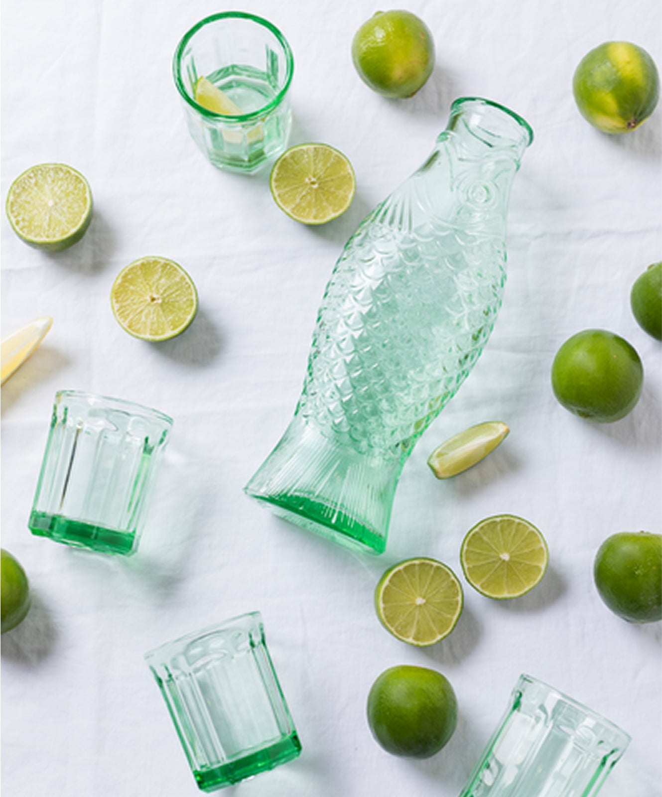 Verres, carafes et vases