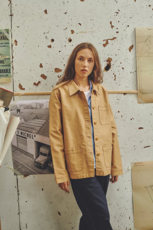 La Véritable Veste de Travail en moleskine - Femme