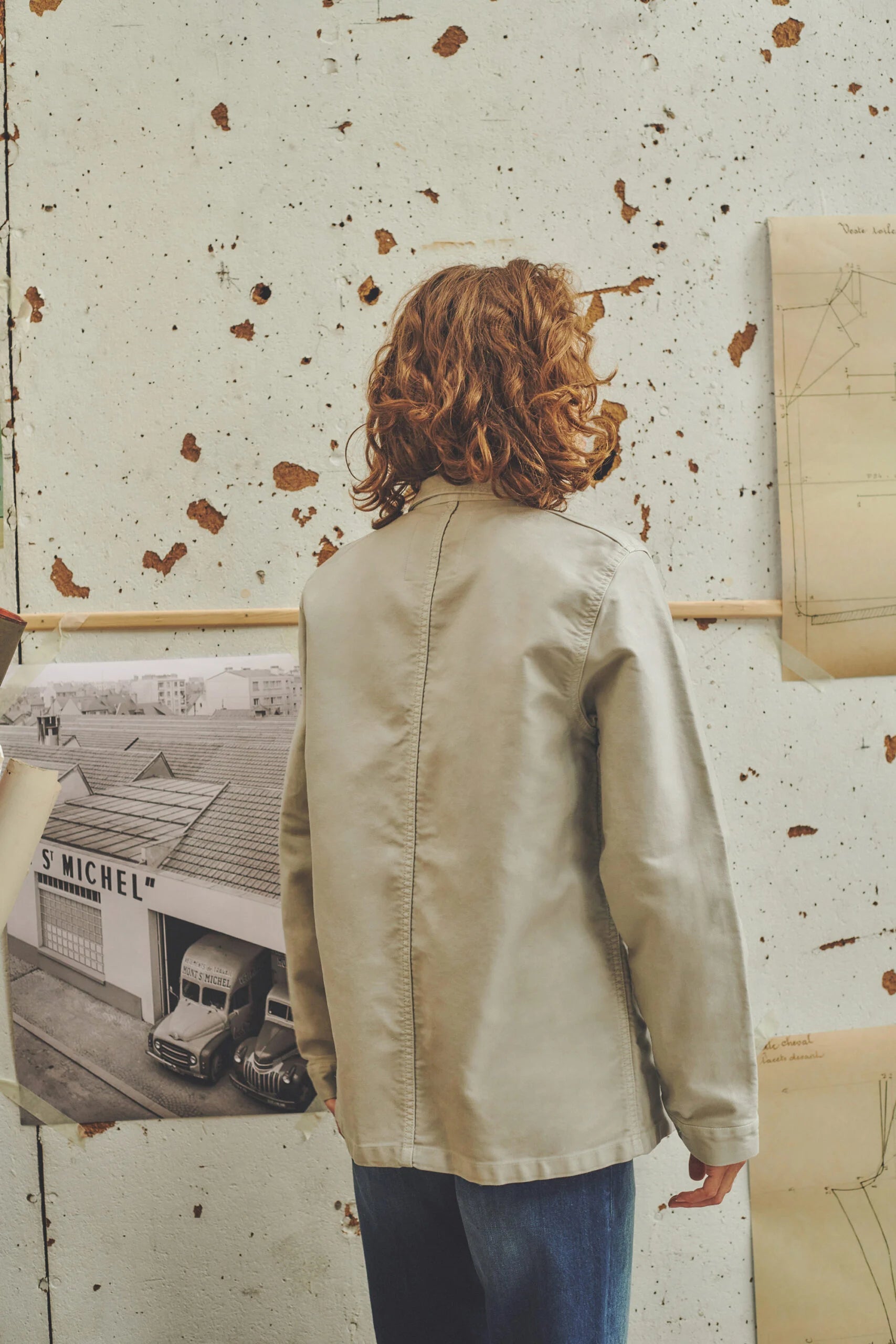 La Véritable Veste de Travail en moleskine - Femme