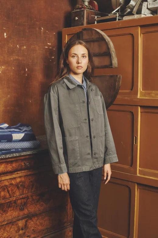 Veste de travail en gabardine - Femme