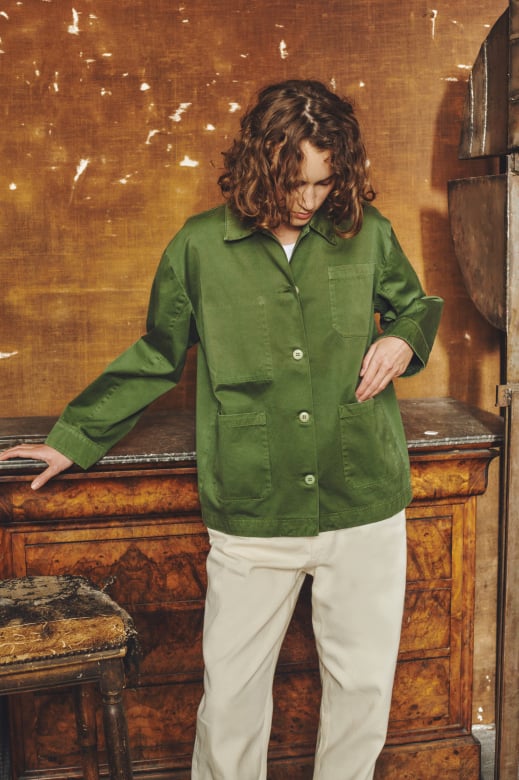 Veste de travail en gabardine - Femme