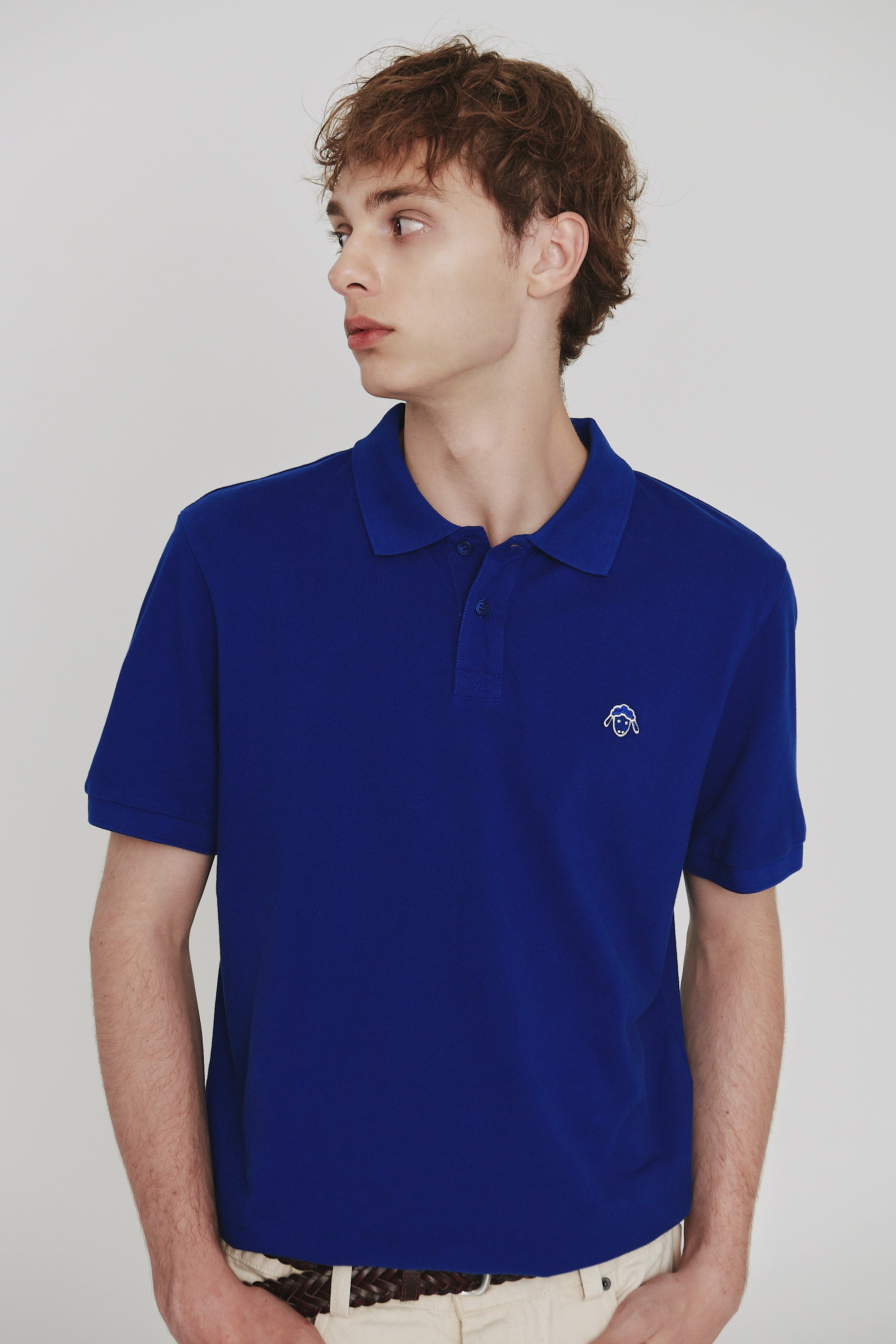 Timan - Polo avec patch mouton