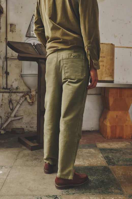 Paulin - Pantalon de travail large vintage lavé - Homme