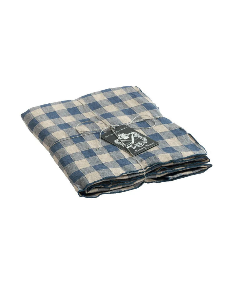 Nappe Bourdon Toile Vintage Vichy