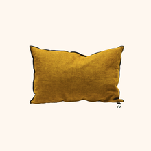 Inside Out Chenille Soft Wash Cushion Black Line