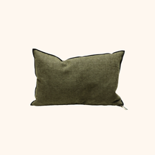 Inside Out Chenille Soft Wash Cushion Black Line
