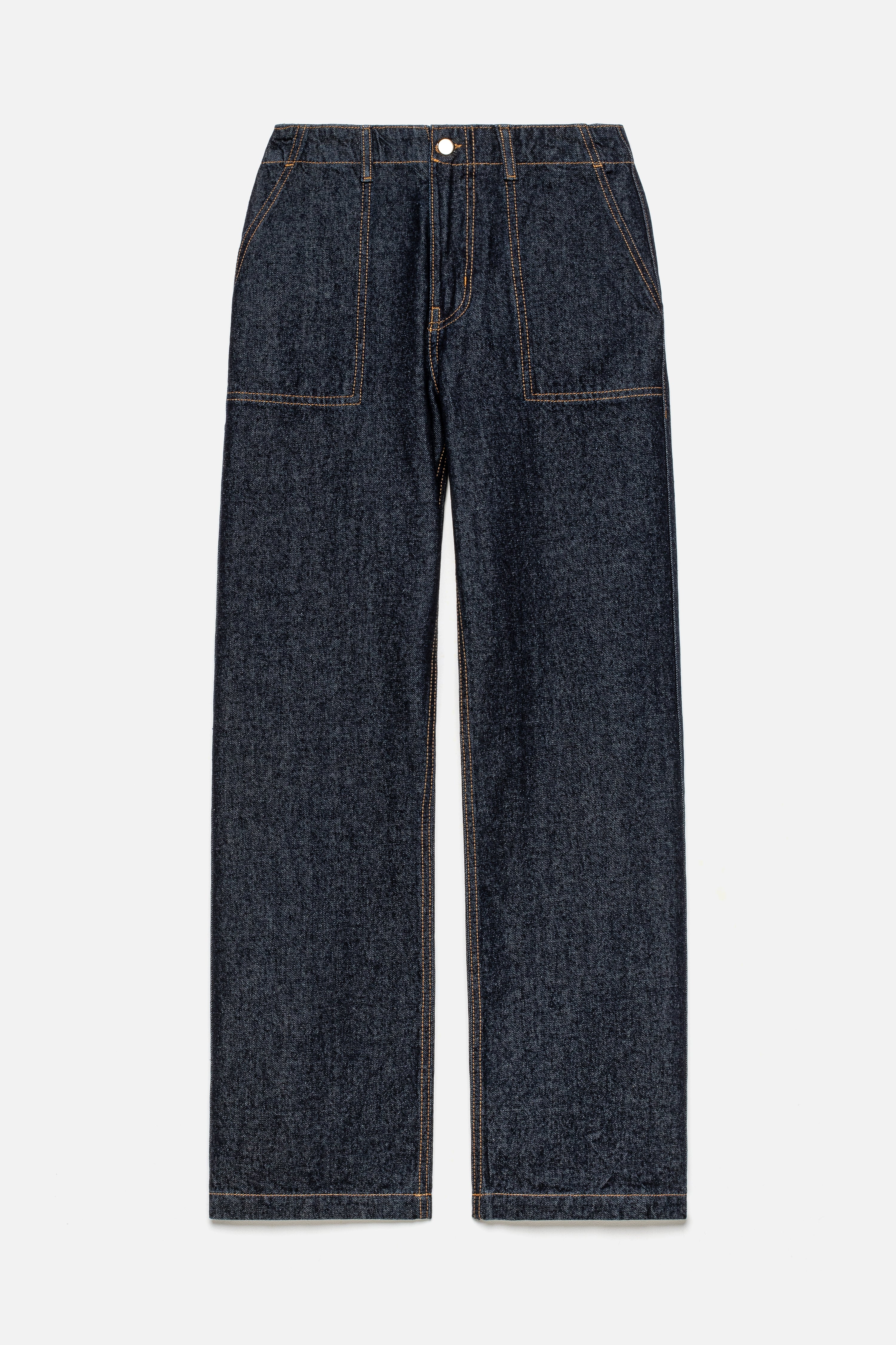 PAZAM - Pantalon droit en denim