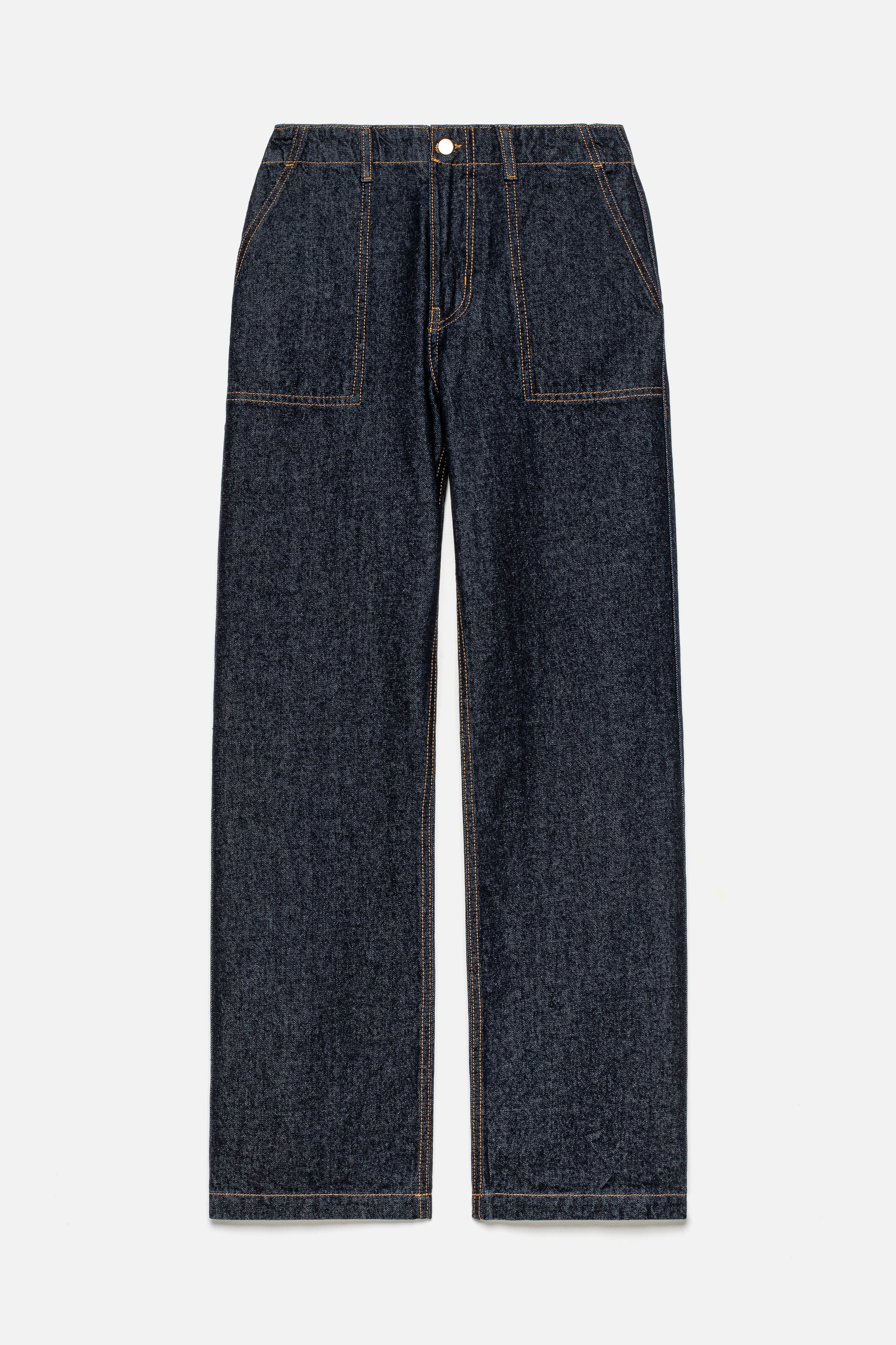 PAZAM - Pantalon droit en denim