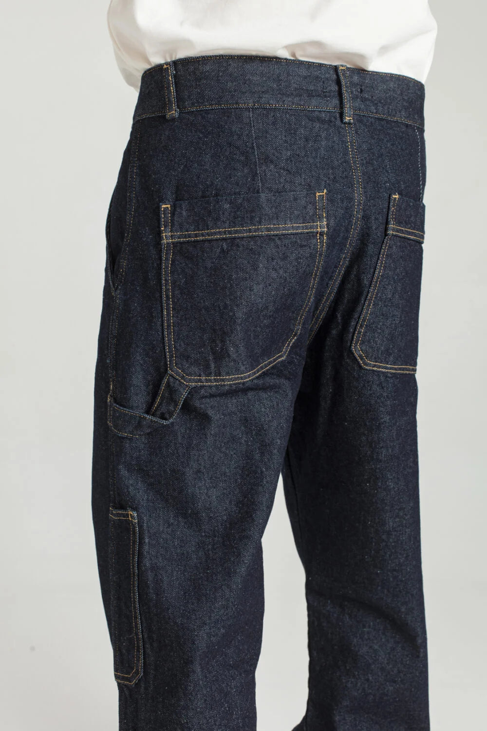 Pageas - Pantalon en denim style carpenter