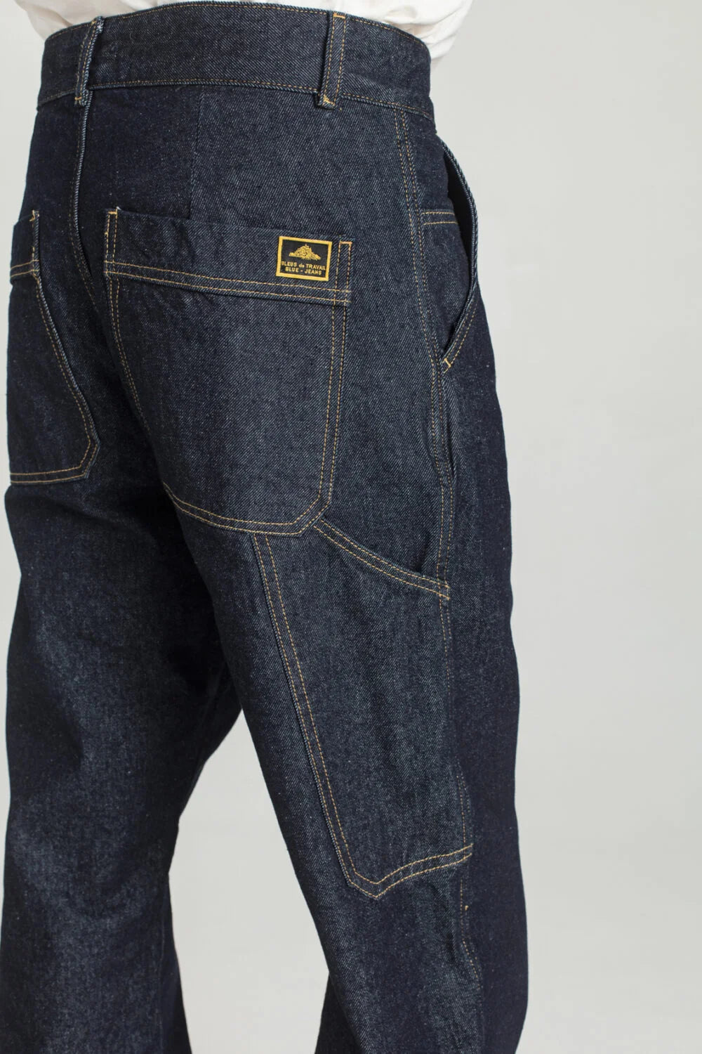 Pageas - Pantalon en denim style carpenter