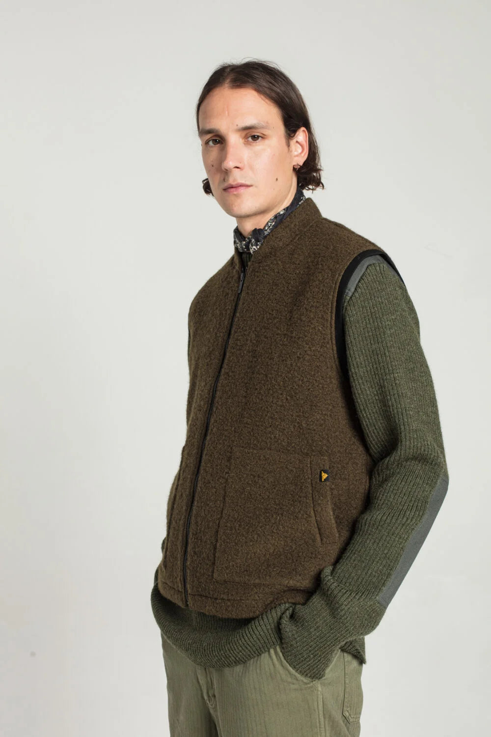Vision - Veste sans manche en laine