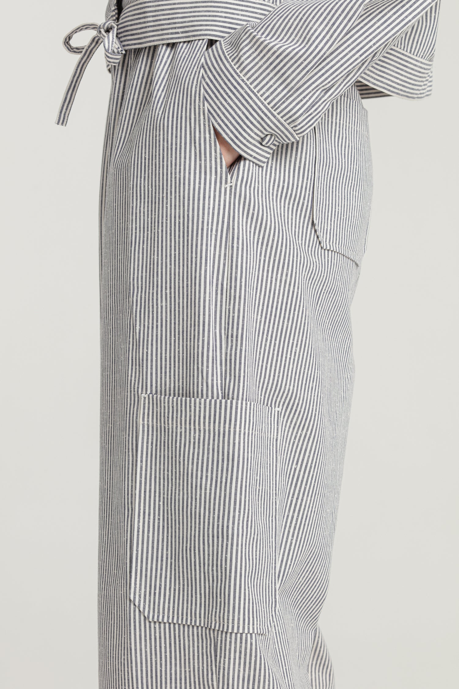 Pommy - Pantalon élastique à rayures