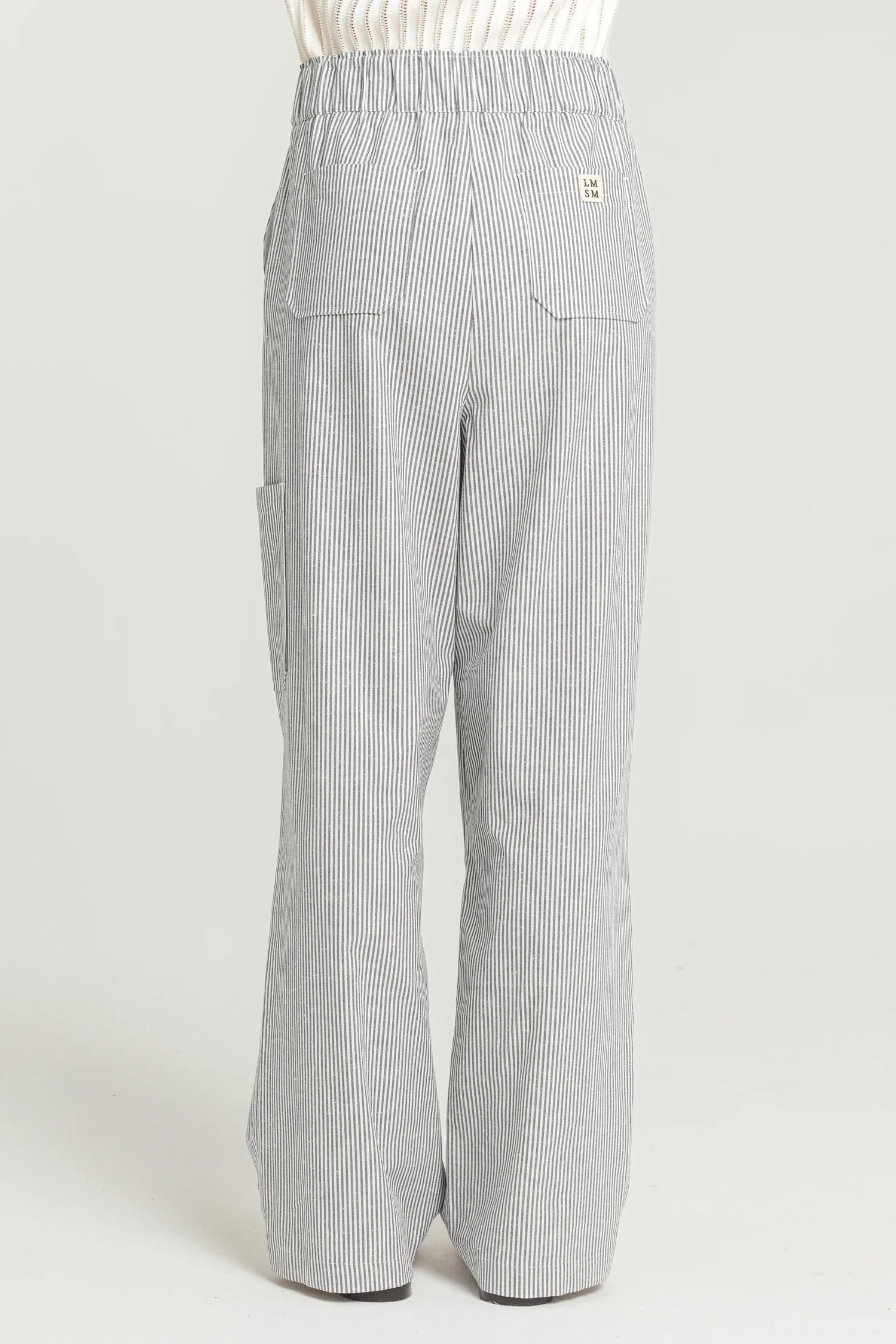 Pommy - Pantalon élastique à rayures