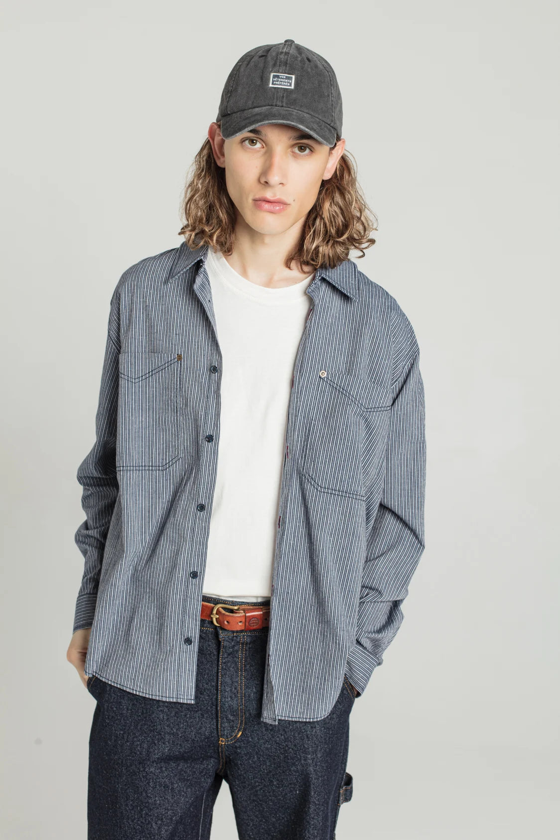 Ced - Chemise à rayures - Homme