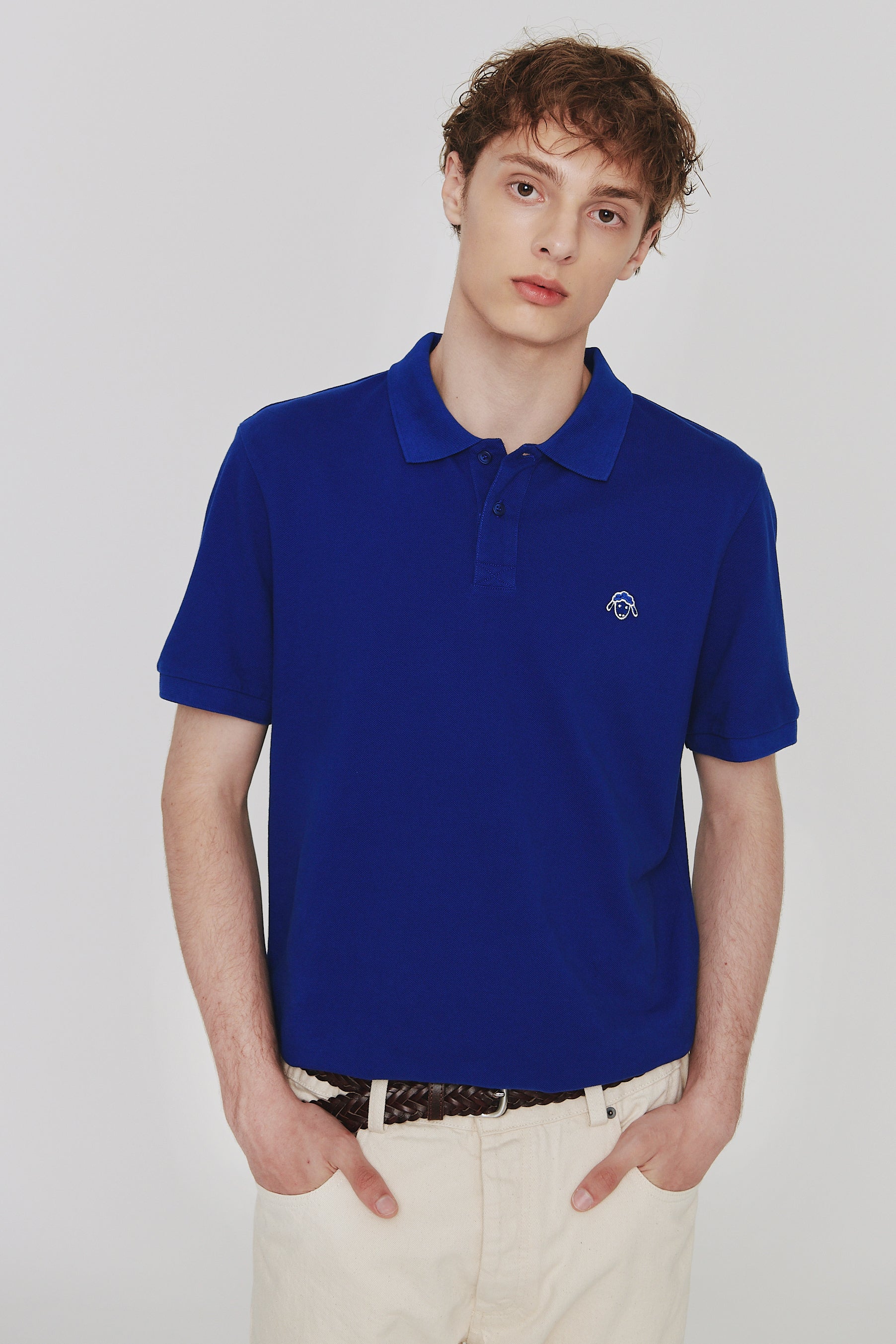 Timan - Polo avec patch mouton