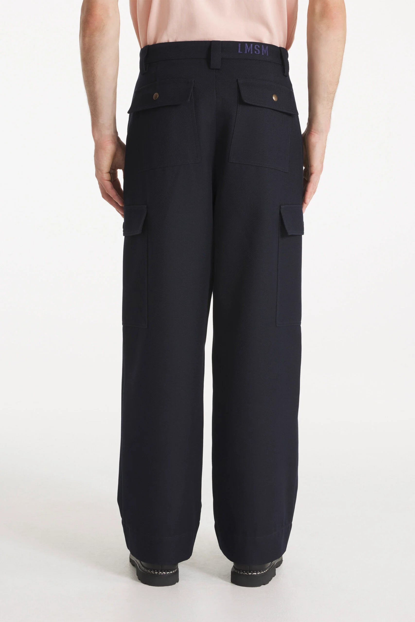 Pleslin - Pantalon cargo en laine