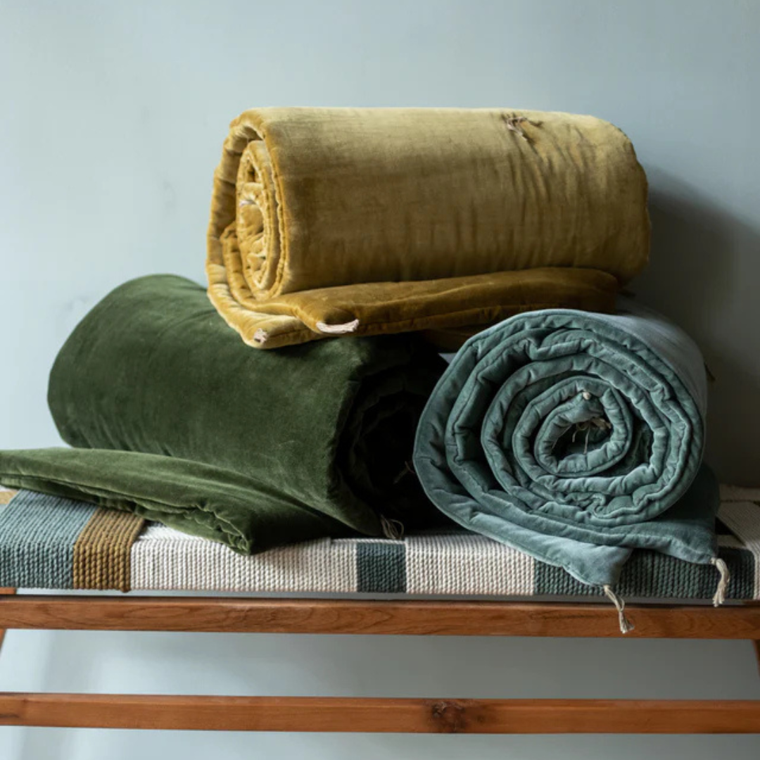 Sofa cover - Washed velvet