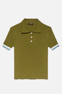 SELASTE - Polo tricoté manches courtes