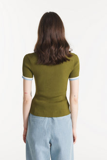 SELASTE - Polo tricoté manches courtes