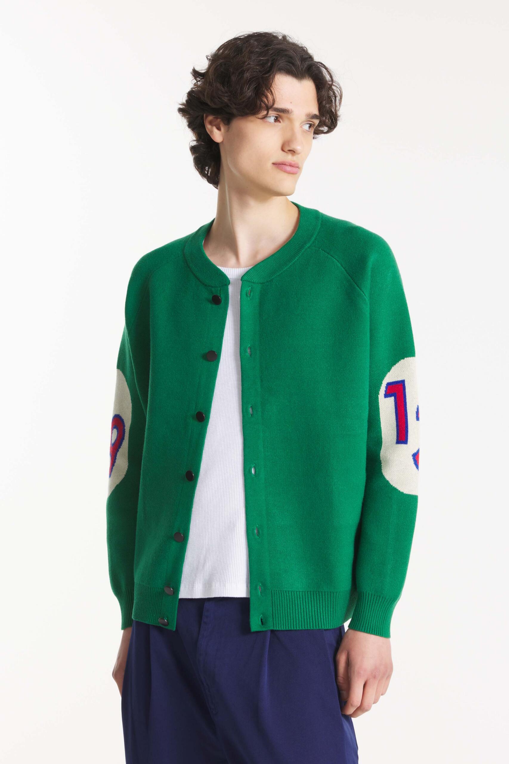 GALLO - Cardigan en jacquard