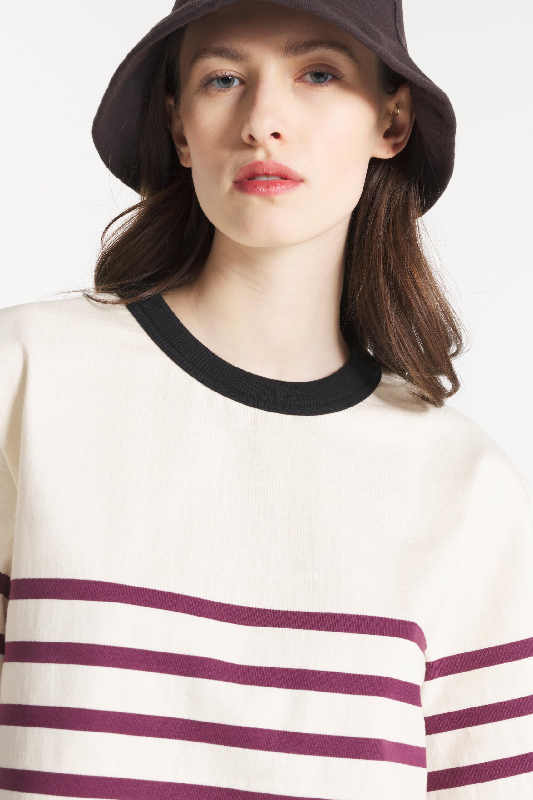 TORA - T-shirt en coton à rayures