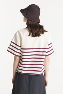 TORA - T-shirt en coton à rayures