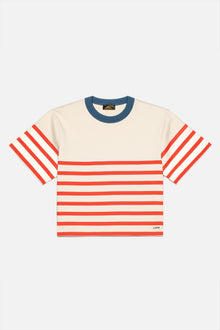 TORA - T-shirt en coton à rayures