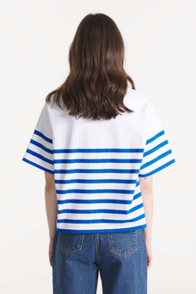 TORA - T-shirt en coton à rayures