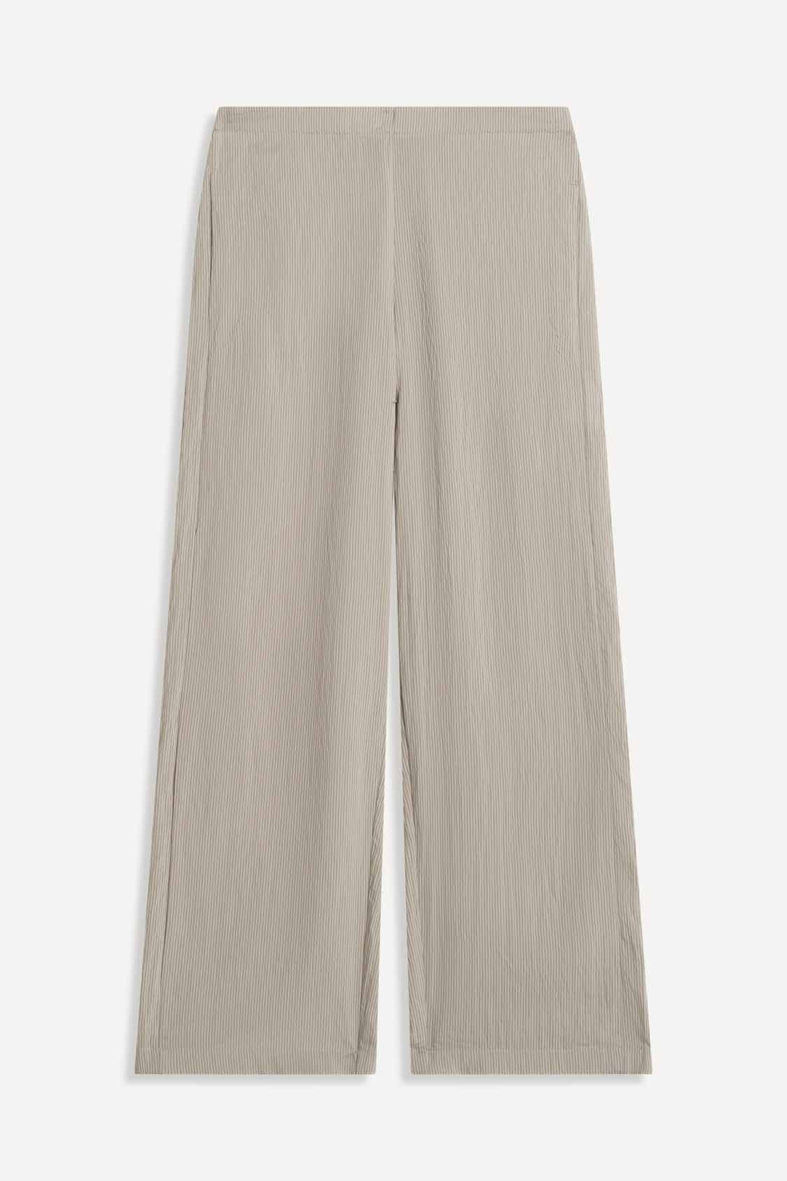 PONCIA - Pantalon fluide à rauyures
