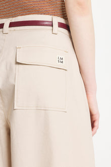 PERNETTE - WIDE-LEG PANTS 50 LINEN 48 COTTON 2 ELASTANE