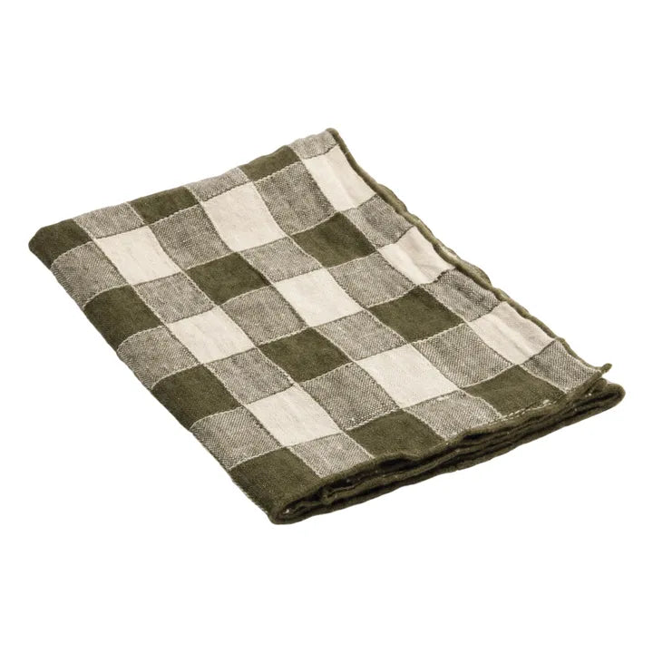 Serviette de table - Bourdon Toile Vintage Vichy