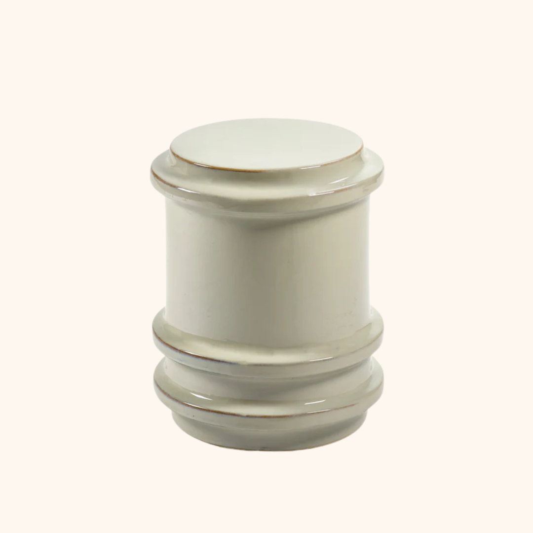 Table d'appoint gris - collection géométrique Pawn