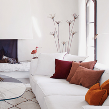 Inside Out Chenille Soft Wash Cushion Black Line