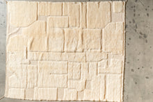 Beige Berber rug 100% wool