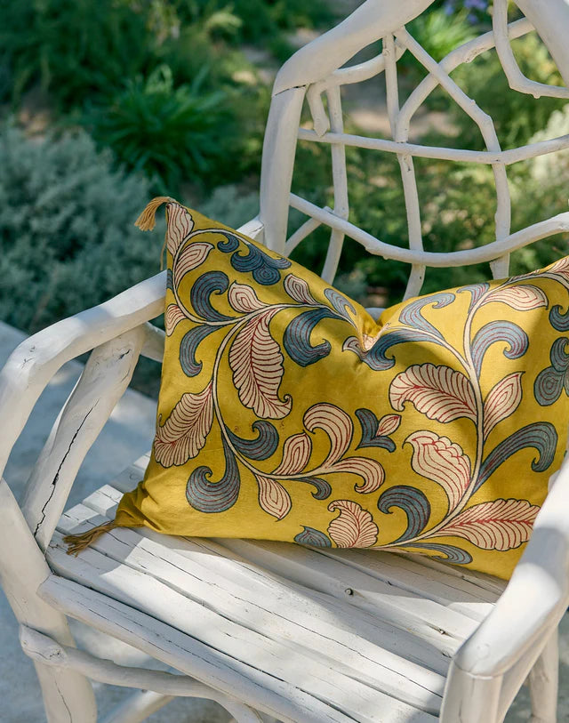 Coussin Kalamkari