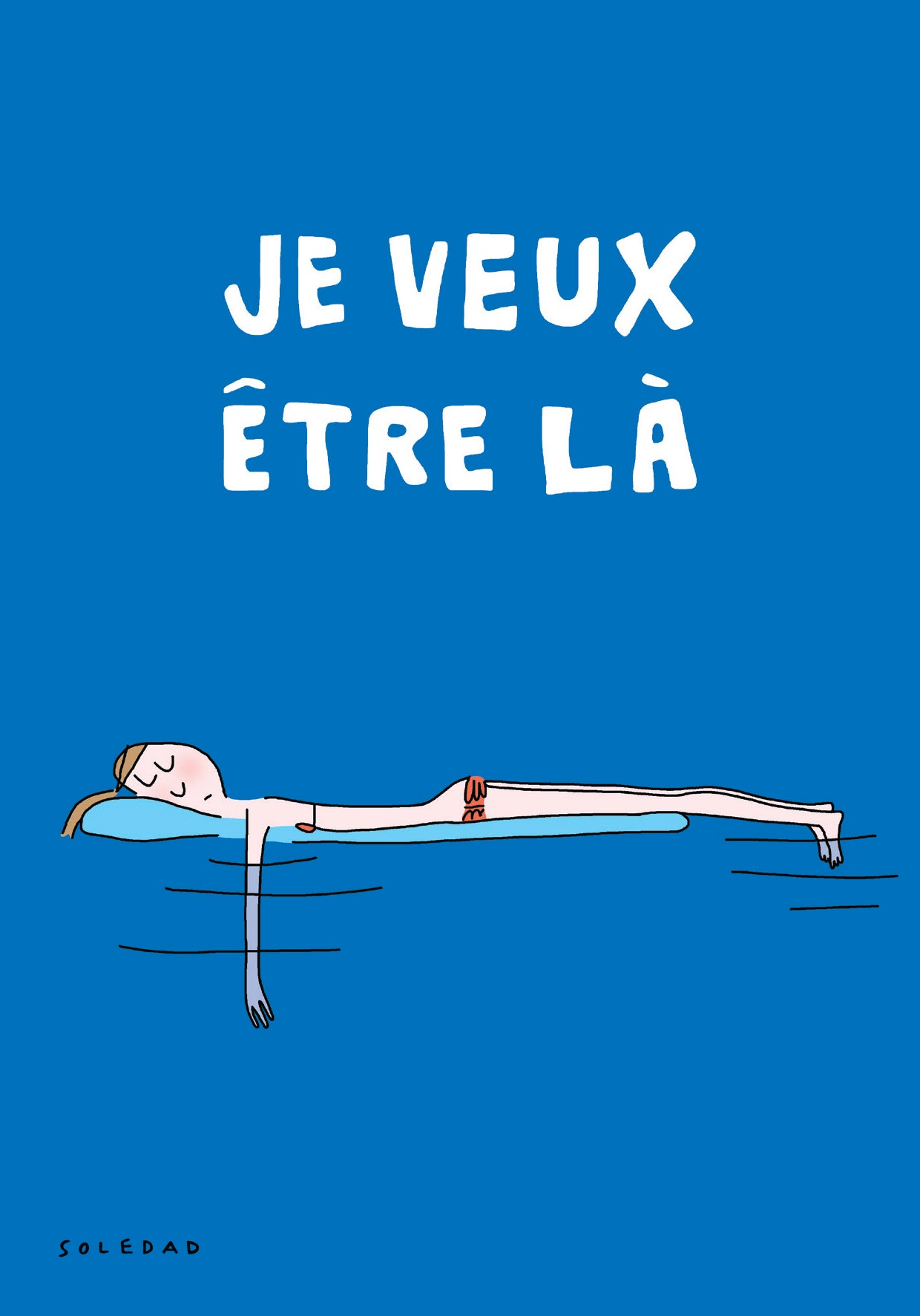 Carte et Enveloppe Je Veux Être Là - Soledad