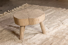 MRIRT Berber rug light brown 100% wool hand-knotted