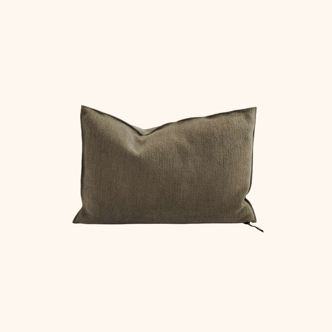 Vice Versa Cushion Upcycled Tufted Canvas