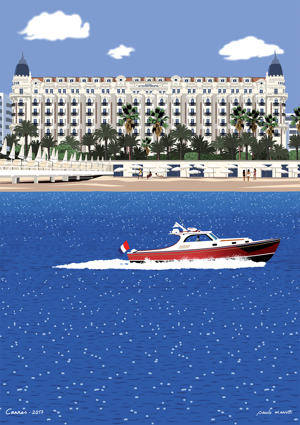 Affiche Cannes - Paulo Mariotti