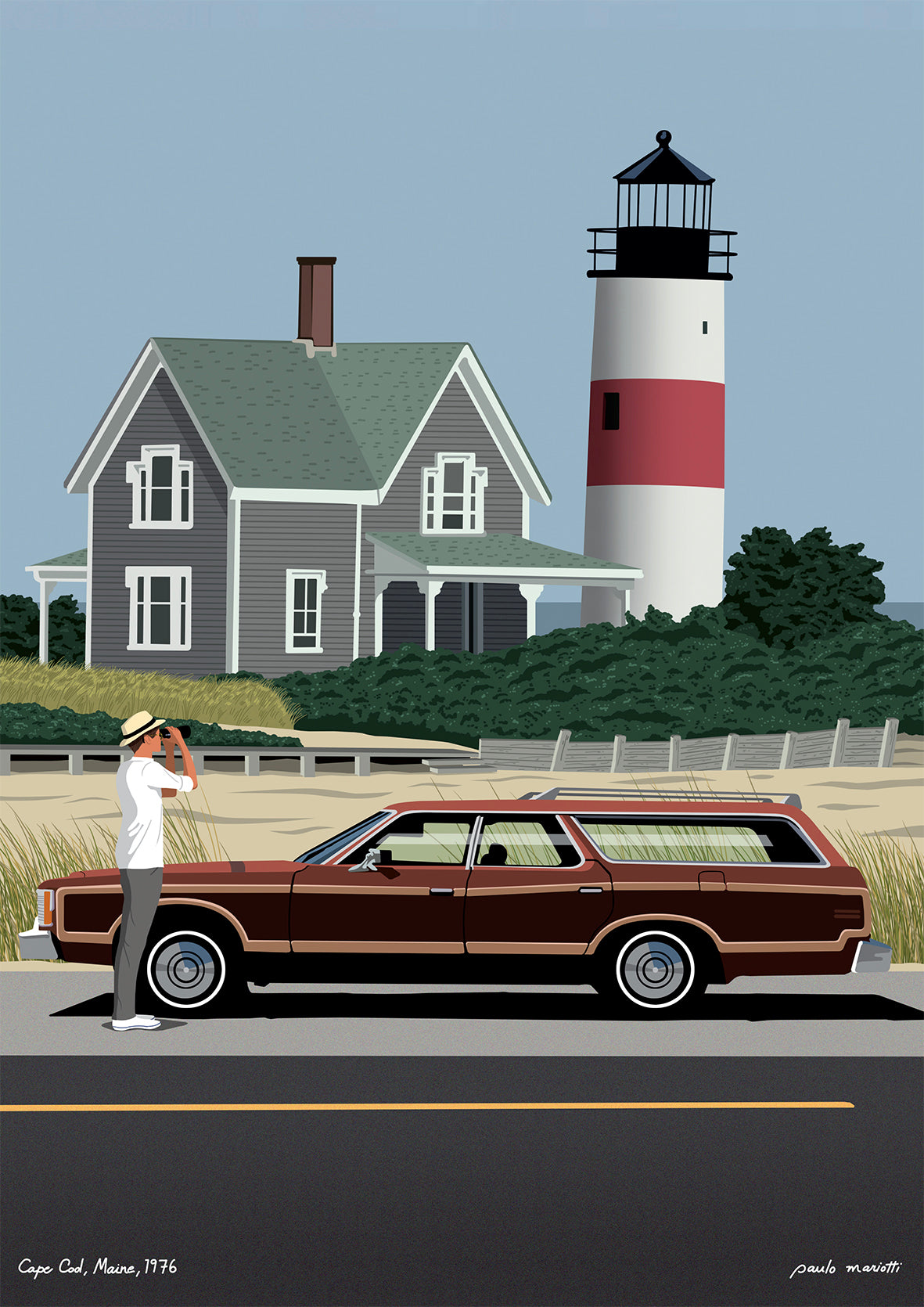 Affiche Cape Cod - Paulo Mariotti