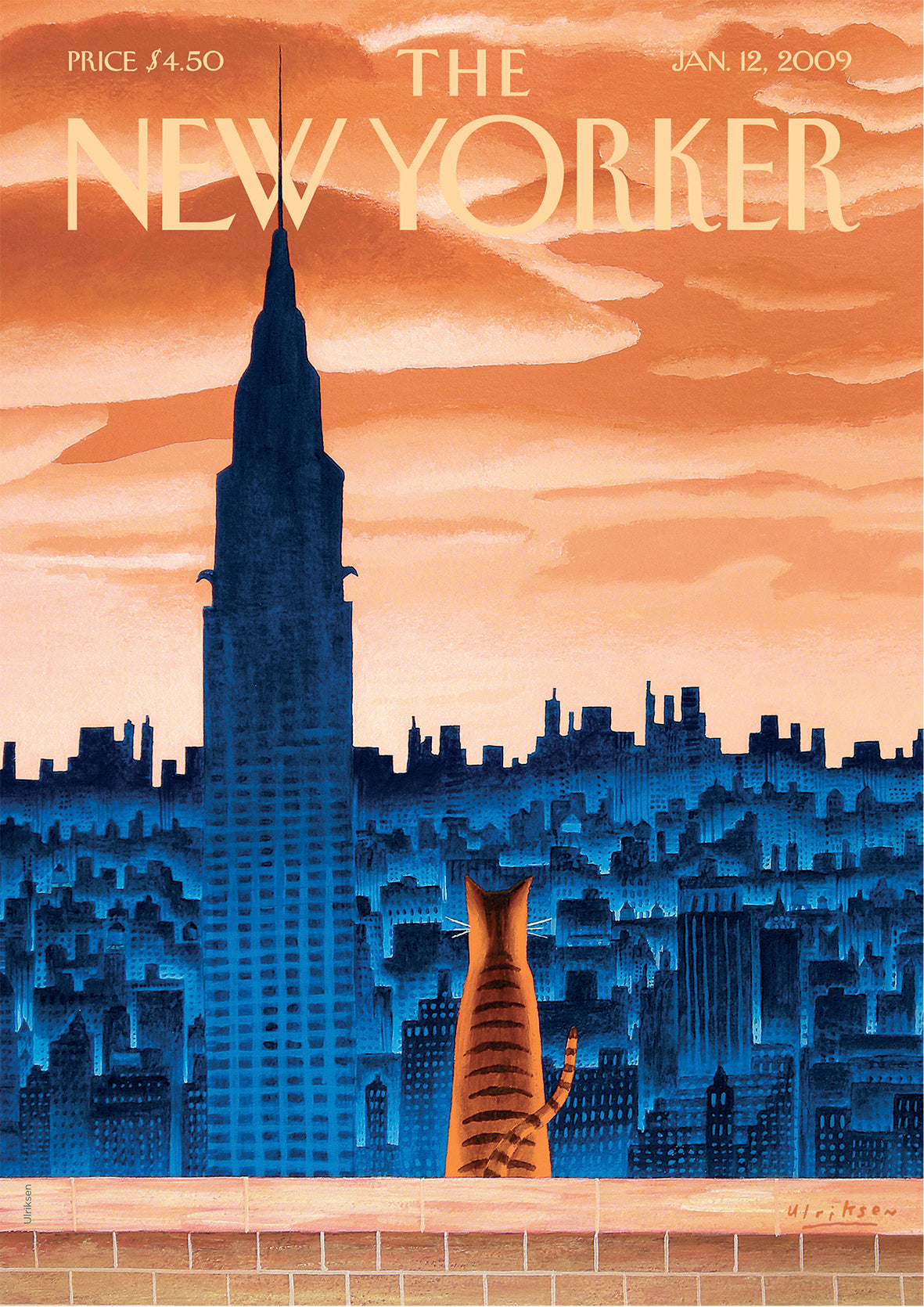 Affiche Windowsill Cat - The New Yorker