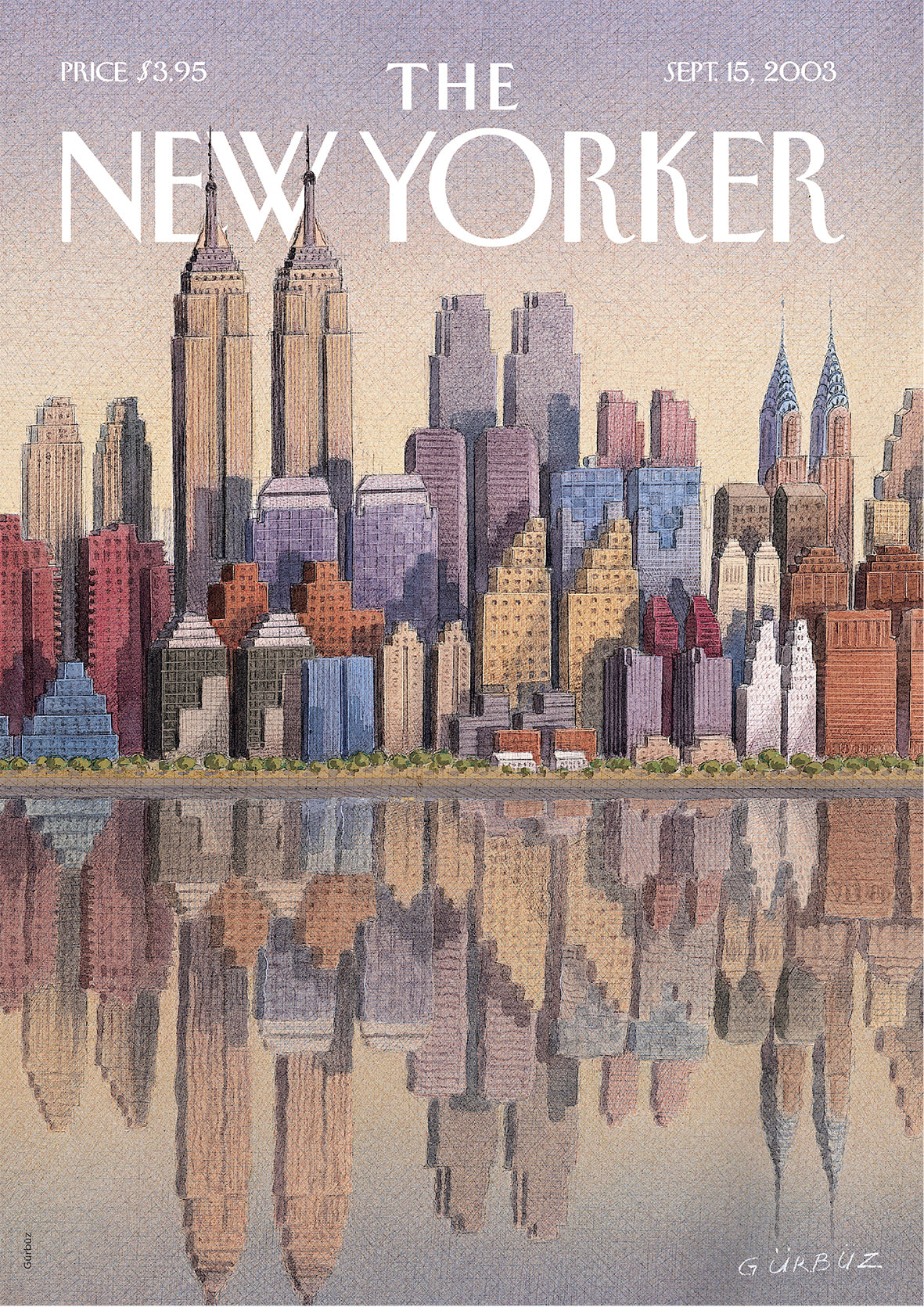 Affiche Twin Towers - The New Yorker