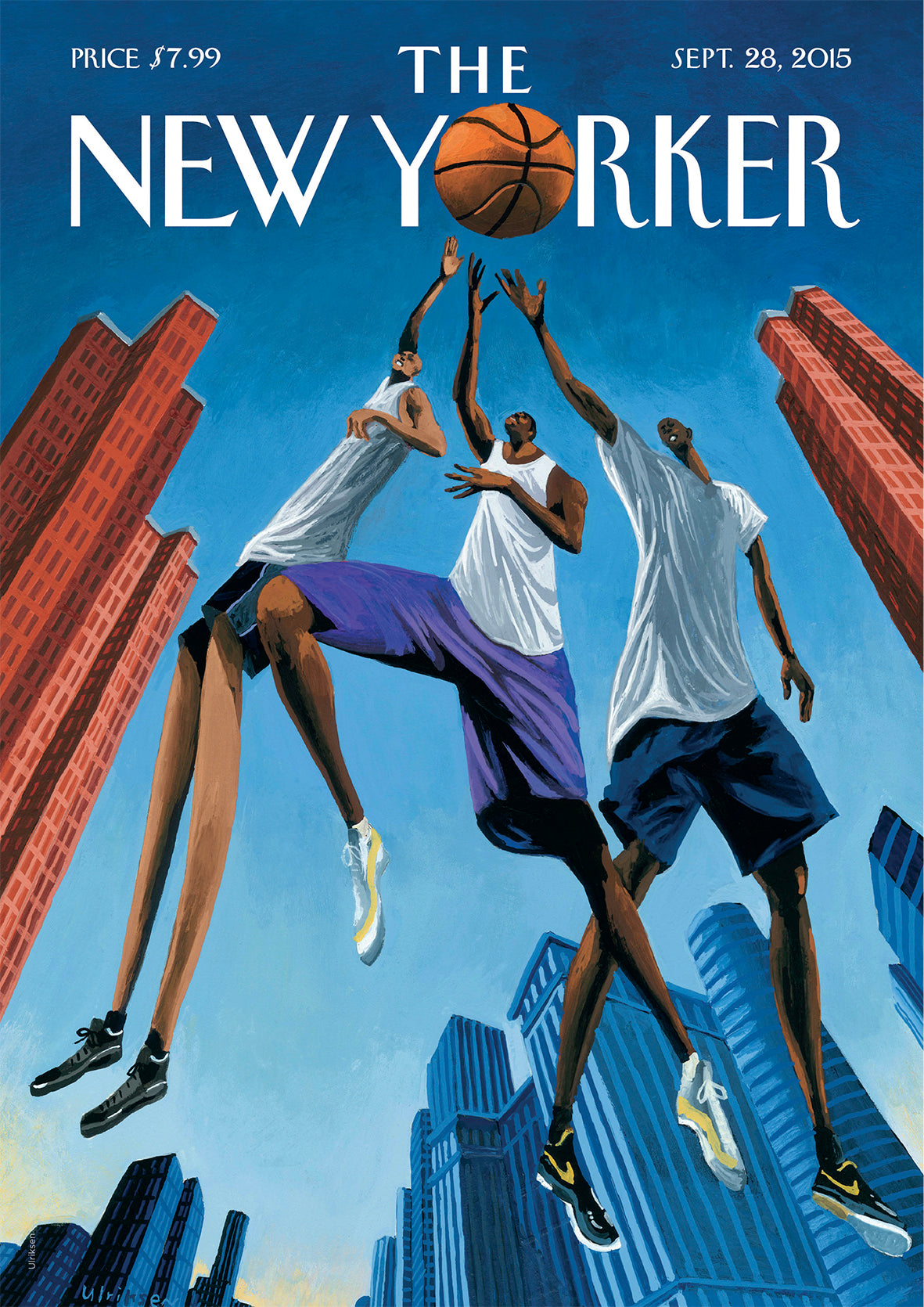 Affiche Basketball - The New Yorker