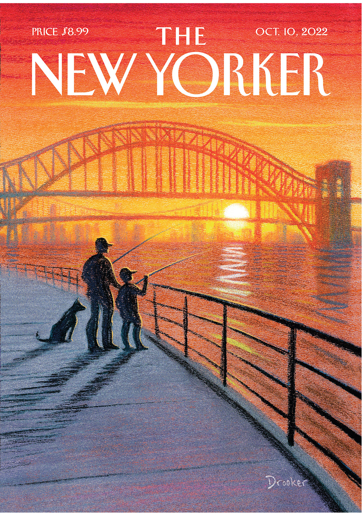 Affiche Sunset Catch - The New Yorker