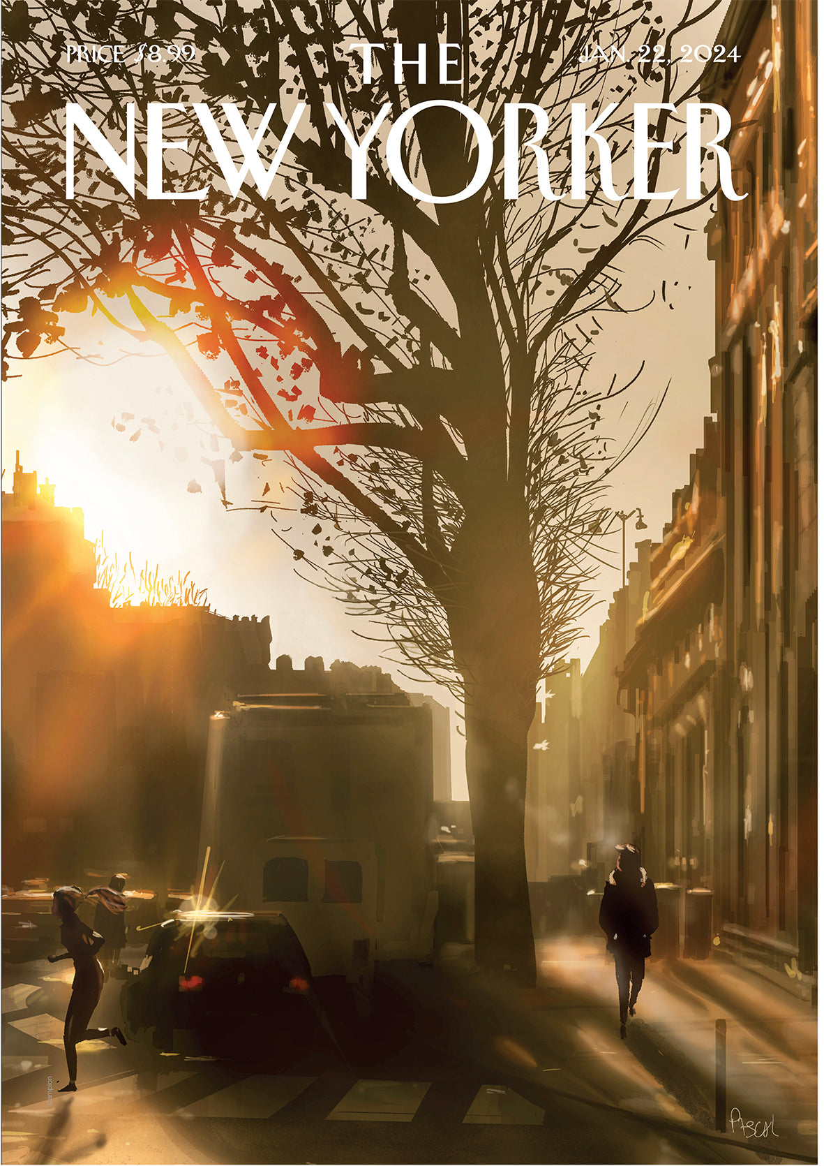 Affiche Winter Sun - The New Yorker