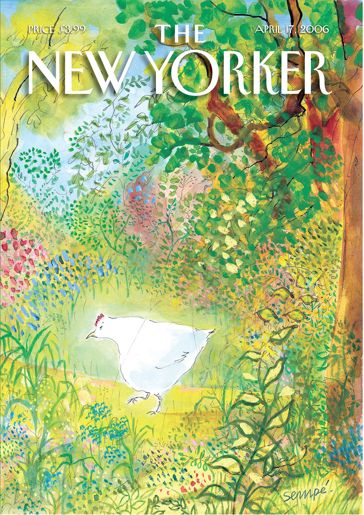 Affiche Spring Chicken - The New Yorker