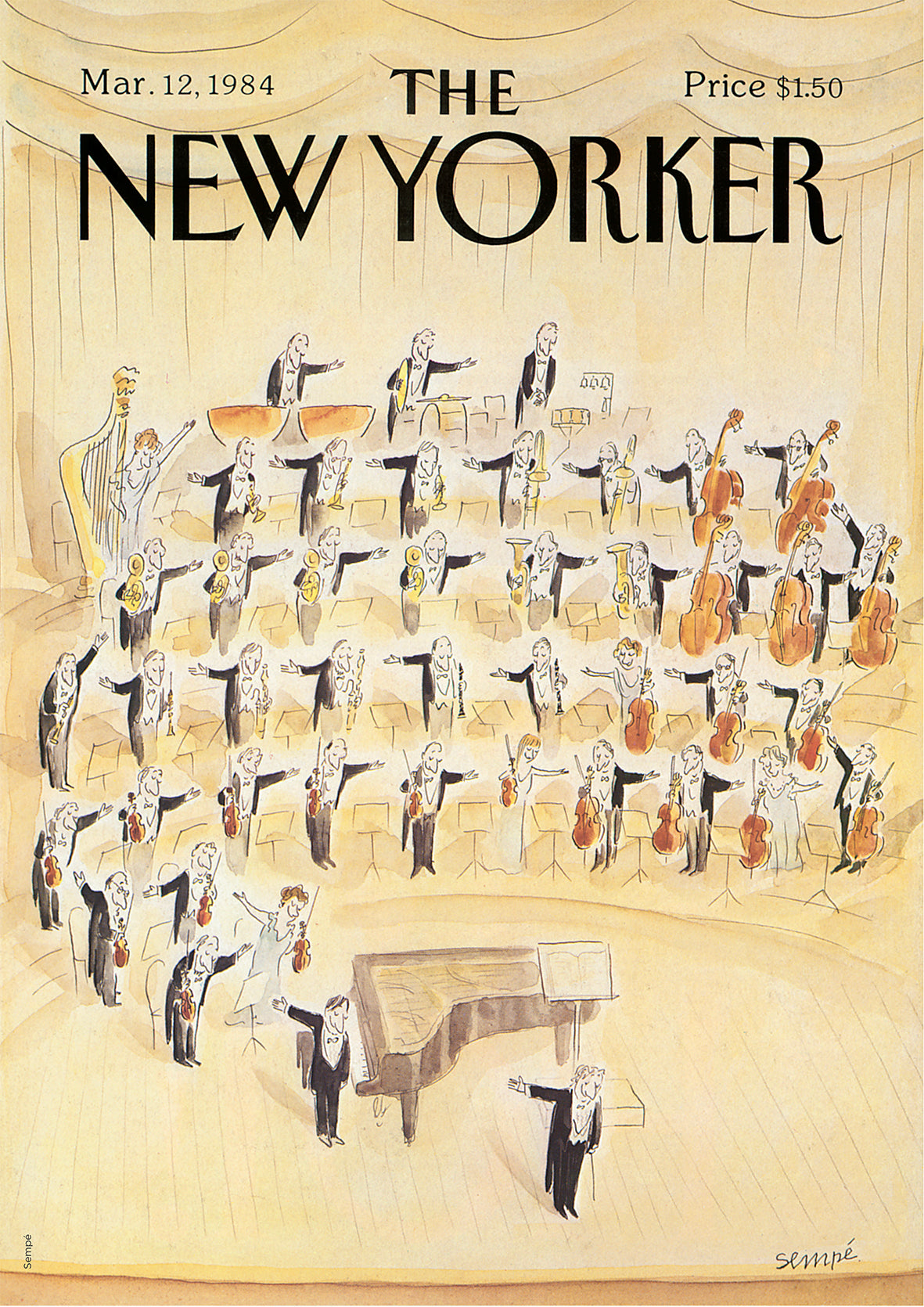 Affiche Orchestre - The New Yorker