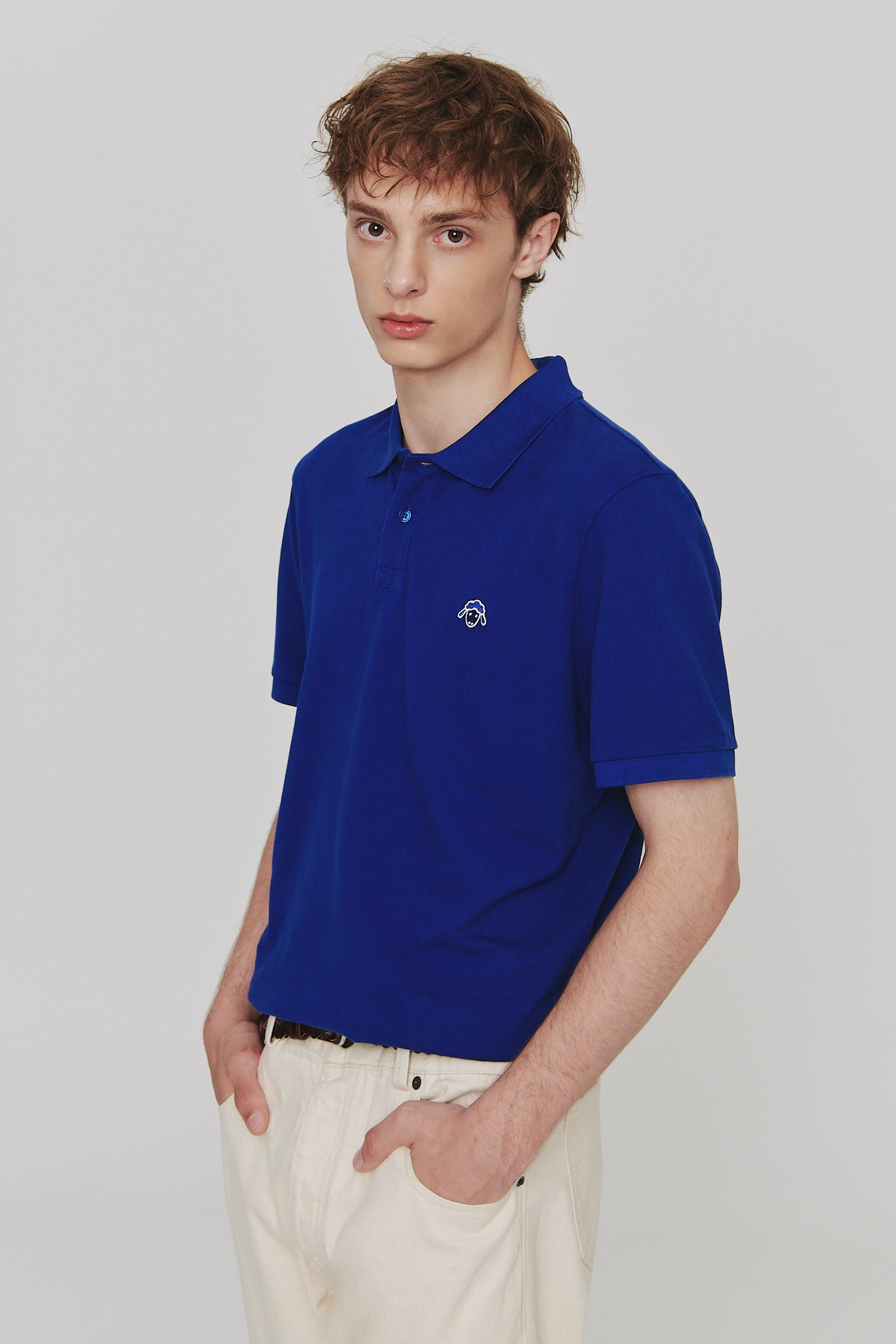 Timan - Polo avec patch mouton