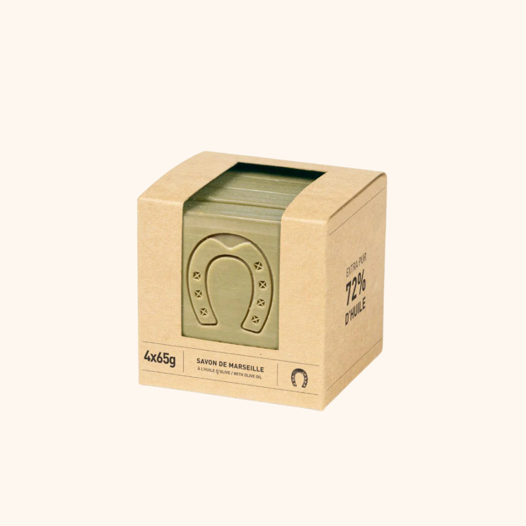 Savon de Marseille Cube Tranché Pur Olive 4x65g