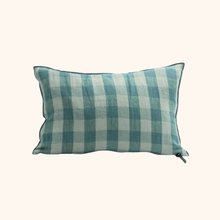 Coussin Lin Lavé Vichy Cottage*